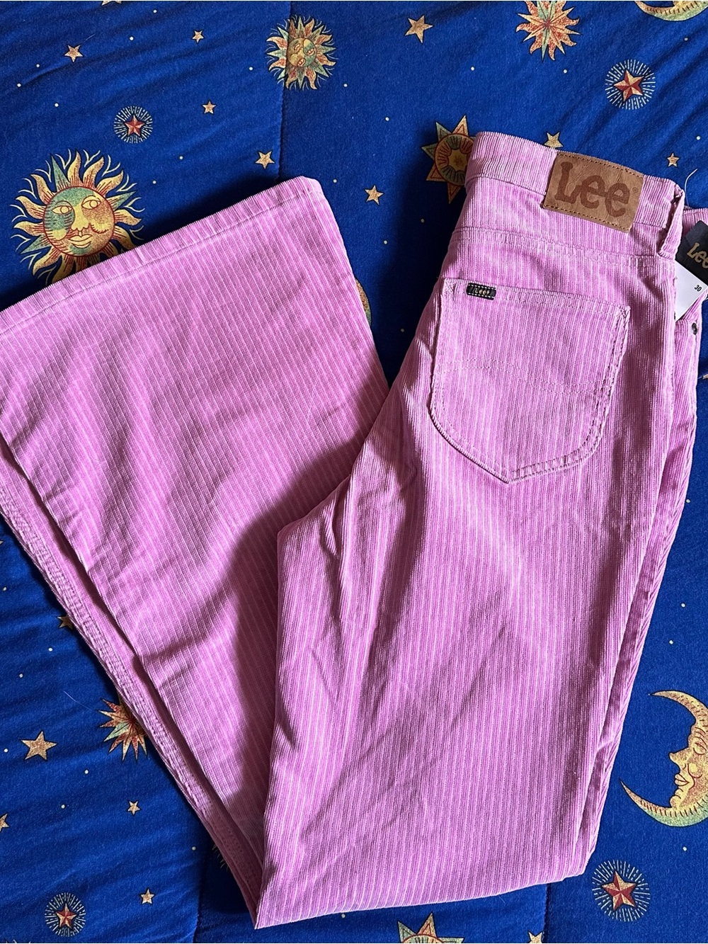 Lee Pink Ribbed Corduroy Jeans